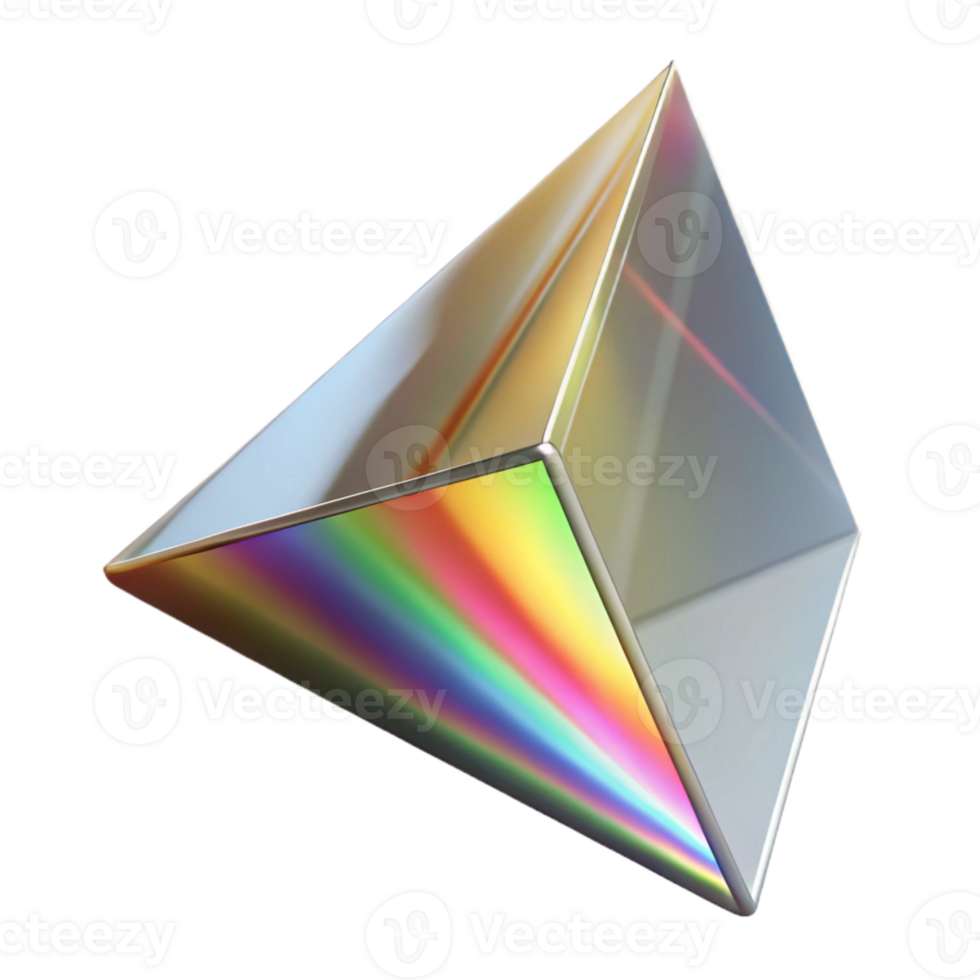 beautiful vintage Prism Light Refraction Overlay Cutout Transparent Background professional png