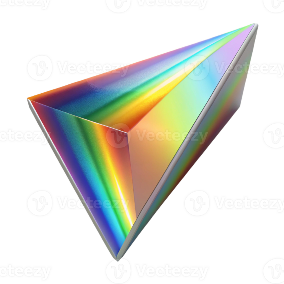 vibrant classic Prism Light Spectrum Overlay Isolated detailed png