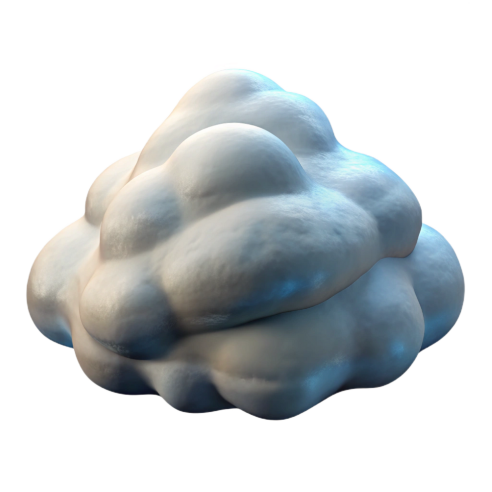 impressive traditional Realistic Cloud Cutout with Transparent Background and Shadow professional png