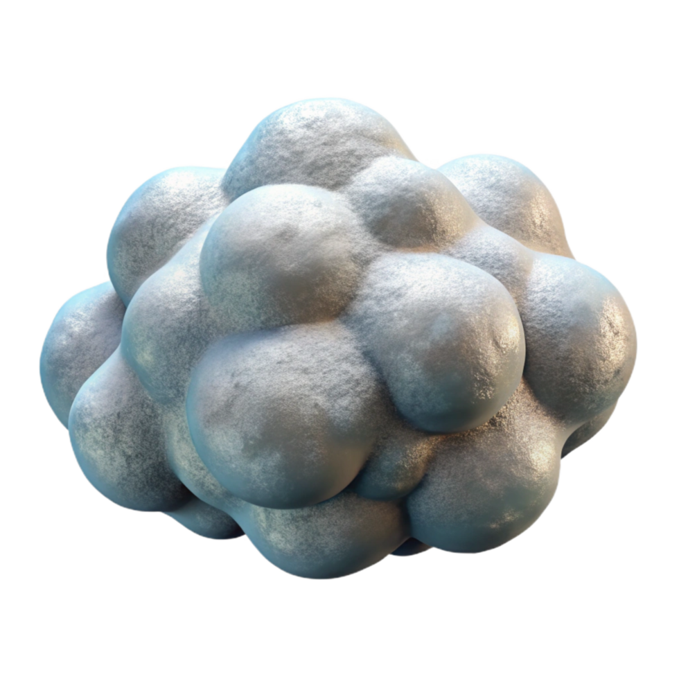 beautiful artistic Realistic Cloud Isolated with Transparent Background genuine png