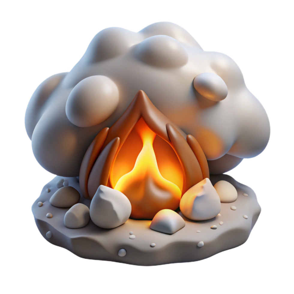 beautiful traditional Realistic Embers and Shadows Isolated high resolution png