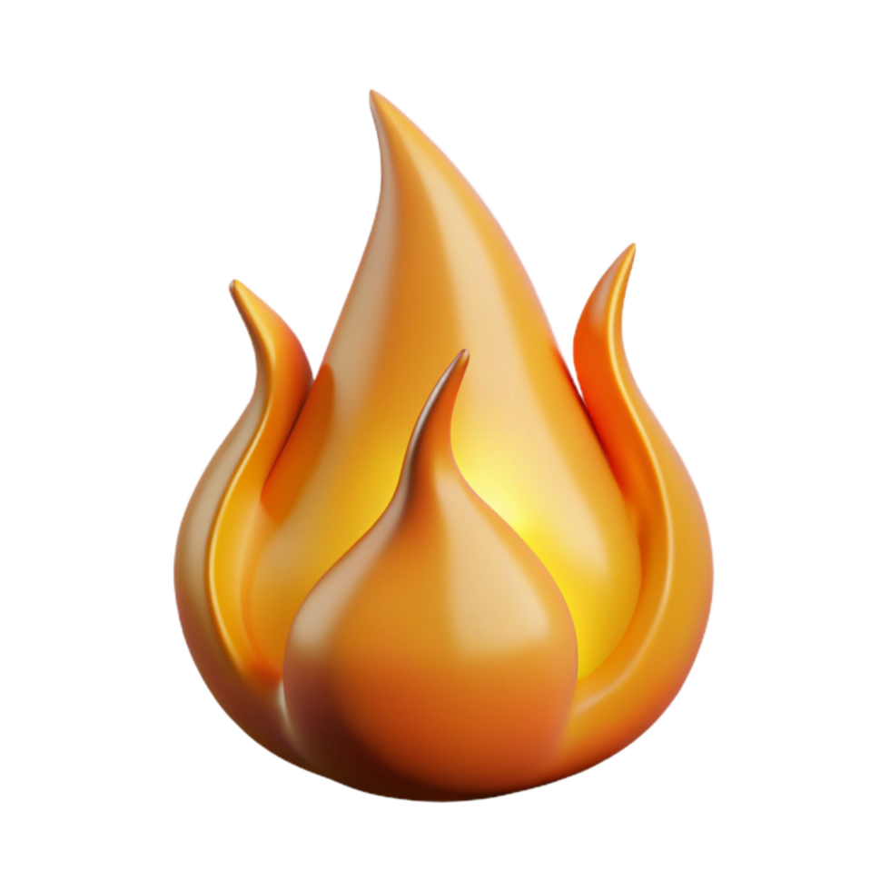 stunning vintage Realistic Fire Cutout with Transparent Background Shadow png