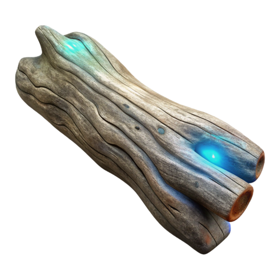 impressive rustic Realistic Luminescent Driftwood Texture Cutout high quality png