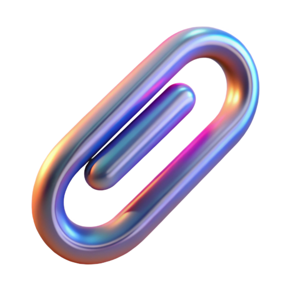 elegant rustic Realistic Paperclip Depth Illusion Transparent original png
