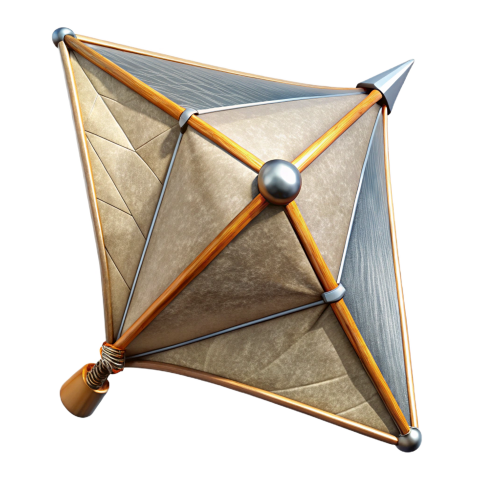 impressive artistic Realistic Solar Sail Deployment Isolated exclusive png