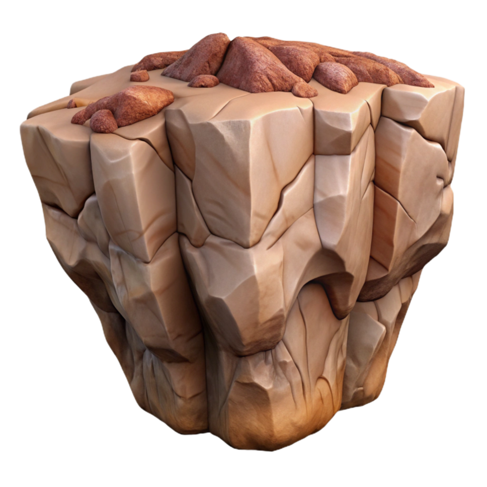 impressive modern Realistic Zephyr Zone Cliff Face Isolated Element genuine png
