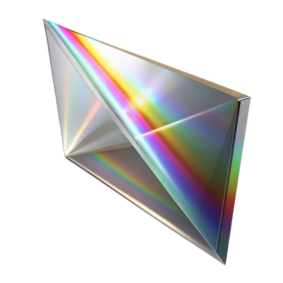 magnificent minimalist Refracted Light Through Prism Cutout genuine png