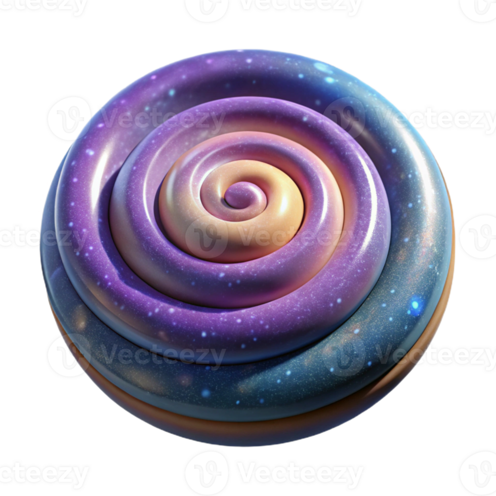 magnificent abstract Rotating Celestial Object Isolated with Soft Lighting premium png
