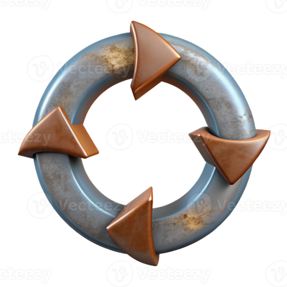 beautiful artistic Rotating Circular Arrows Motion Graphic Transparent Background high quality png