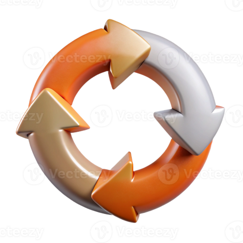 dramatic rustic Rotating Circular Arrows Motion Graphic Transparent Background original png