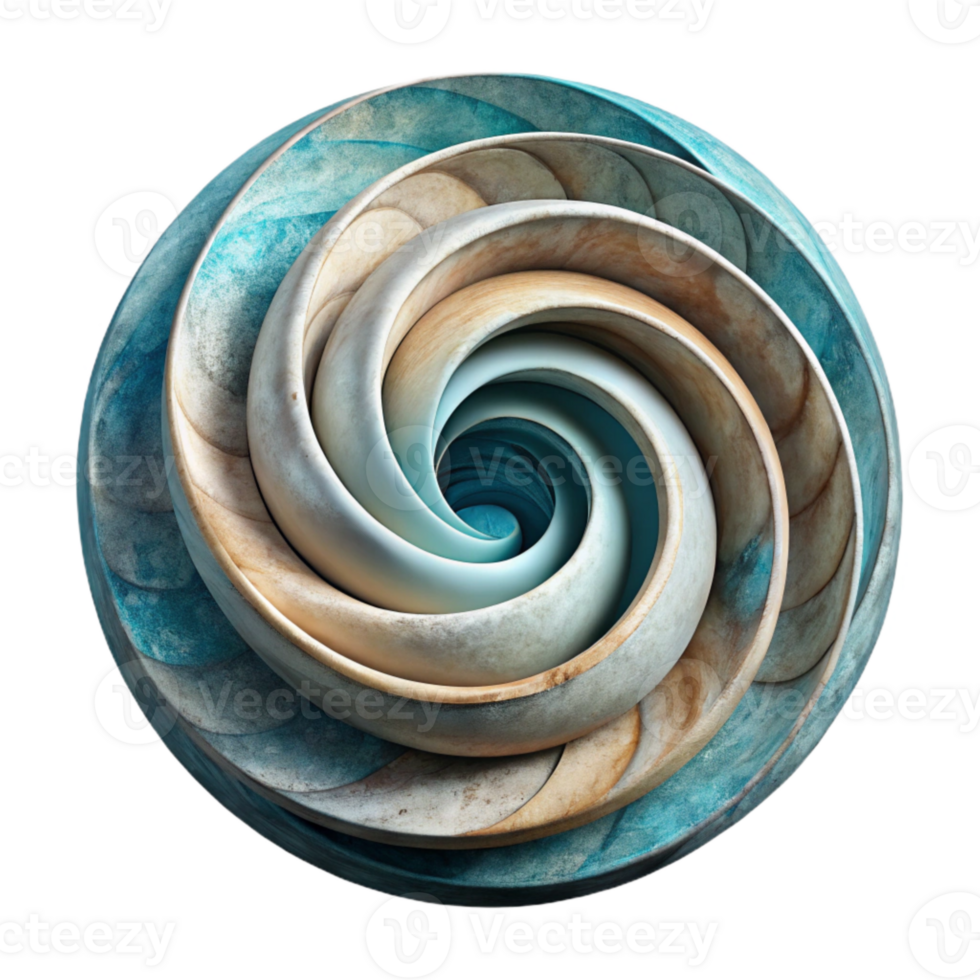 extraordinary modern Rotating Circular Shapes Abstract Art Transparent Background png