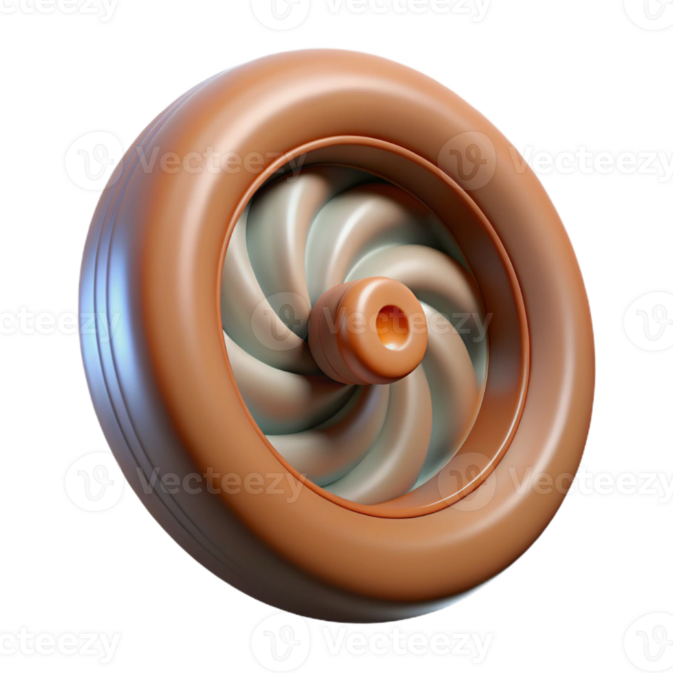 dramatic artistic Rotating Wheel with Motion Blur Effect Cutout png