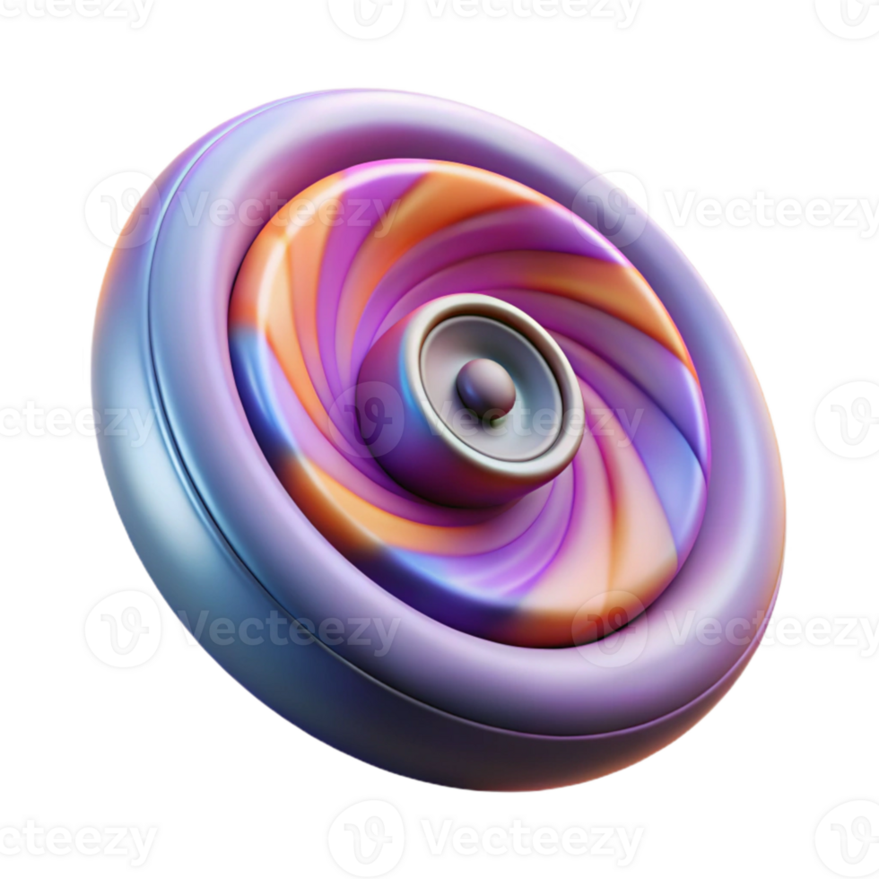 vibrant classic Rotating Wheel with Motion Blur Effect Cutout authentic png
