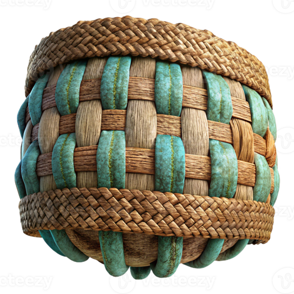 wonderful vintage Rustic Woven Texture Isolated Terraverde Tapestry Piece genuine png