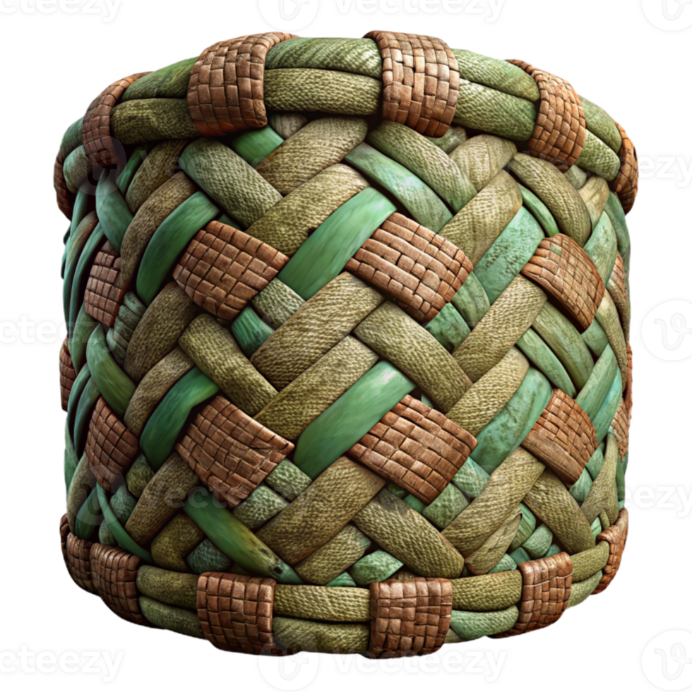 wonderful modern Rustic Woven Texture Isolated Terraverde Tapestry Piece detailed png