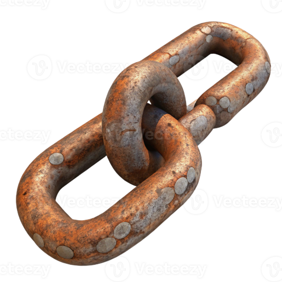 extraordinary minimalist Rusty Metal Chain Cutout Isolated Element high quality png