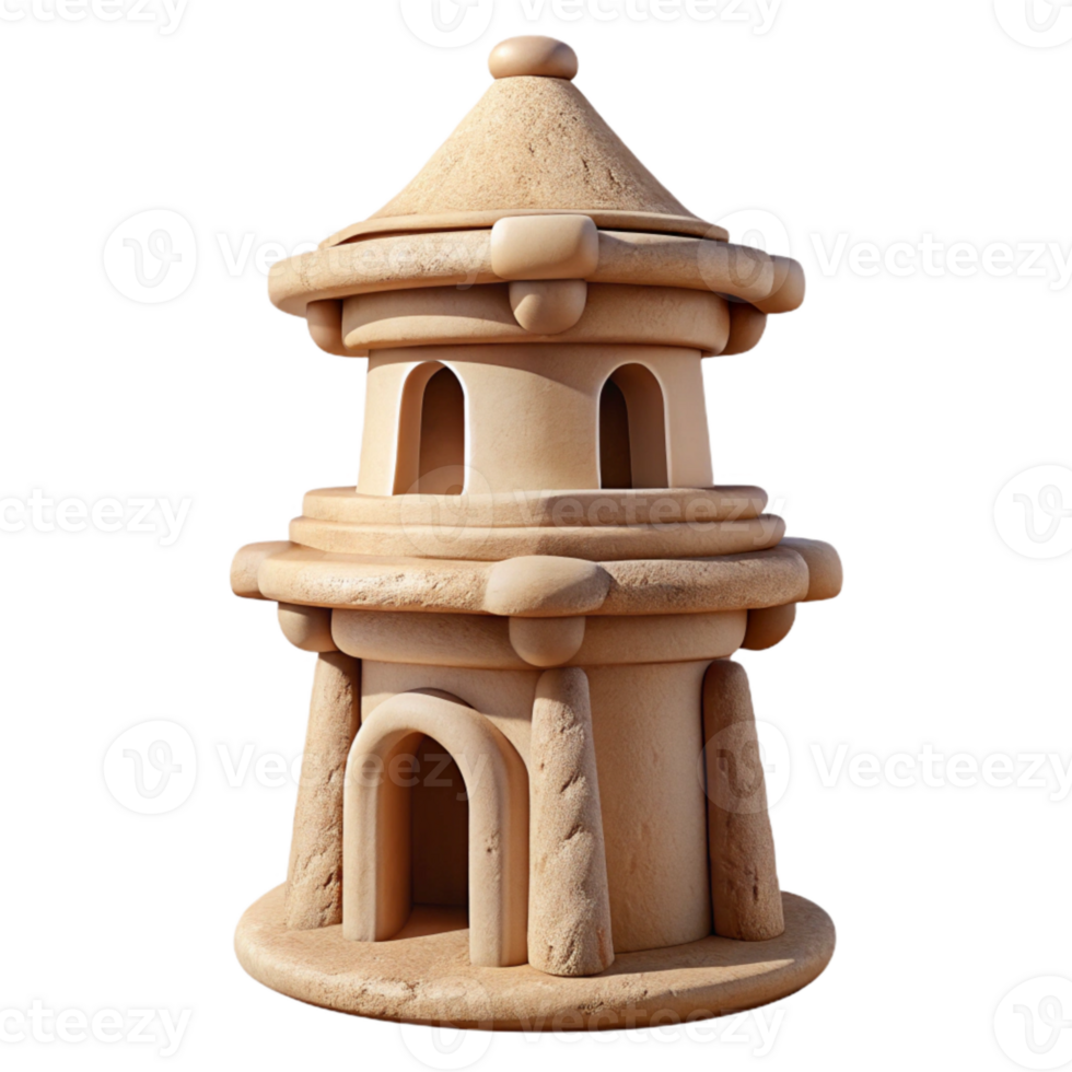 beautiful creative Sand Colored Aerthys Tower Isolated Element exclusive png