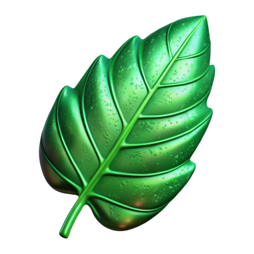 vibrant traditional Shimmering Leaf Cutout Green Texture Transparent Background high resolution png