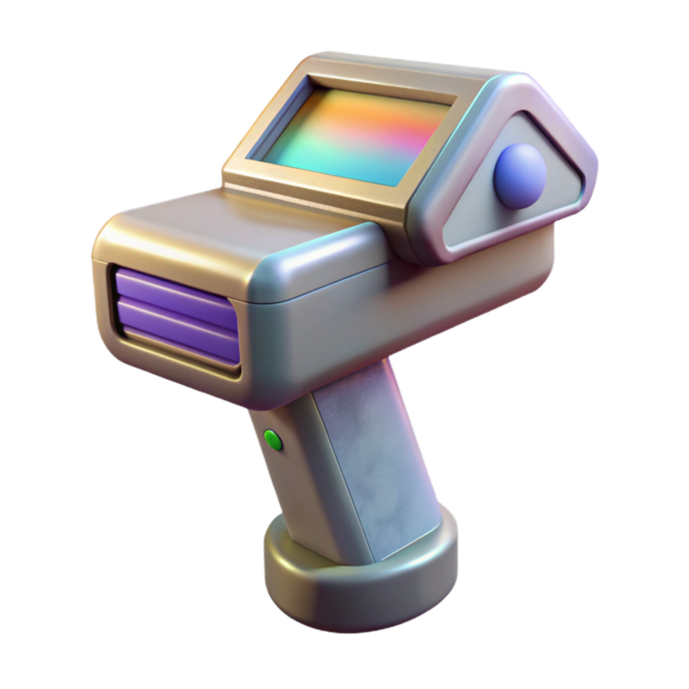 magnificent contemporary Side View Spectral Scanner Device Cutout detailed png