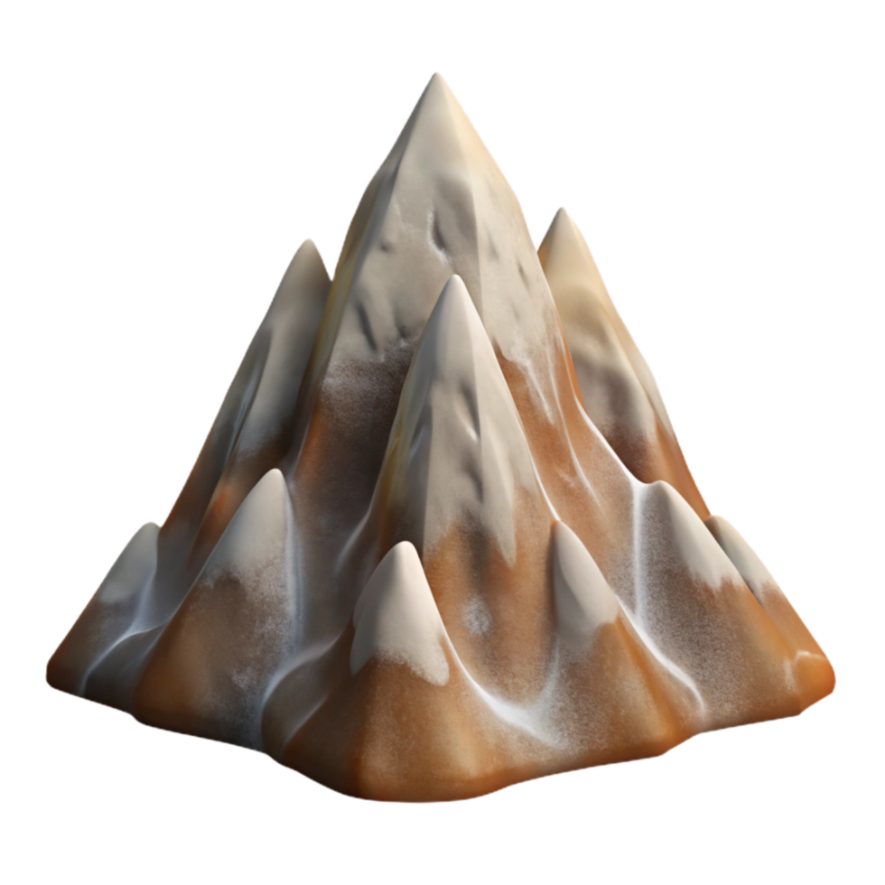serene modern Side View Mountain Zephyr Zone with Transparent Background genuine png