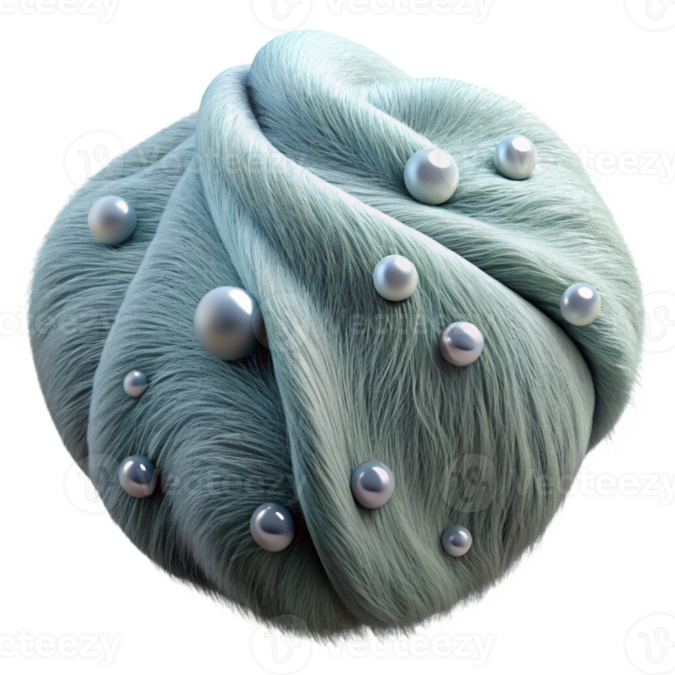 dramatic abstract Silken Fiber Close Up with Dewdrops Transparent Background exclusive png