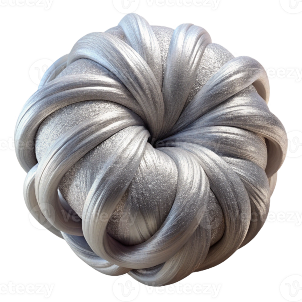 vibrant artistic Silken Strands in Morning Dew Cutout Isolated original png