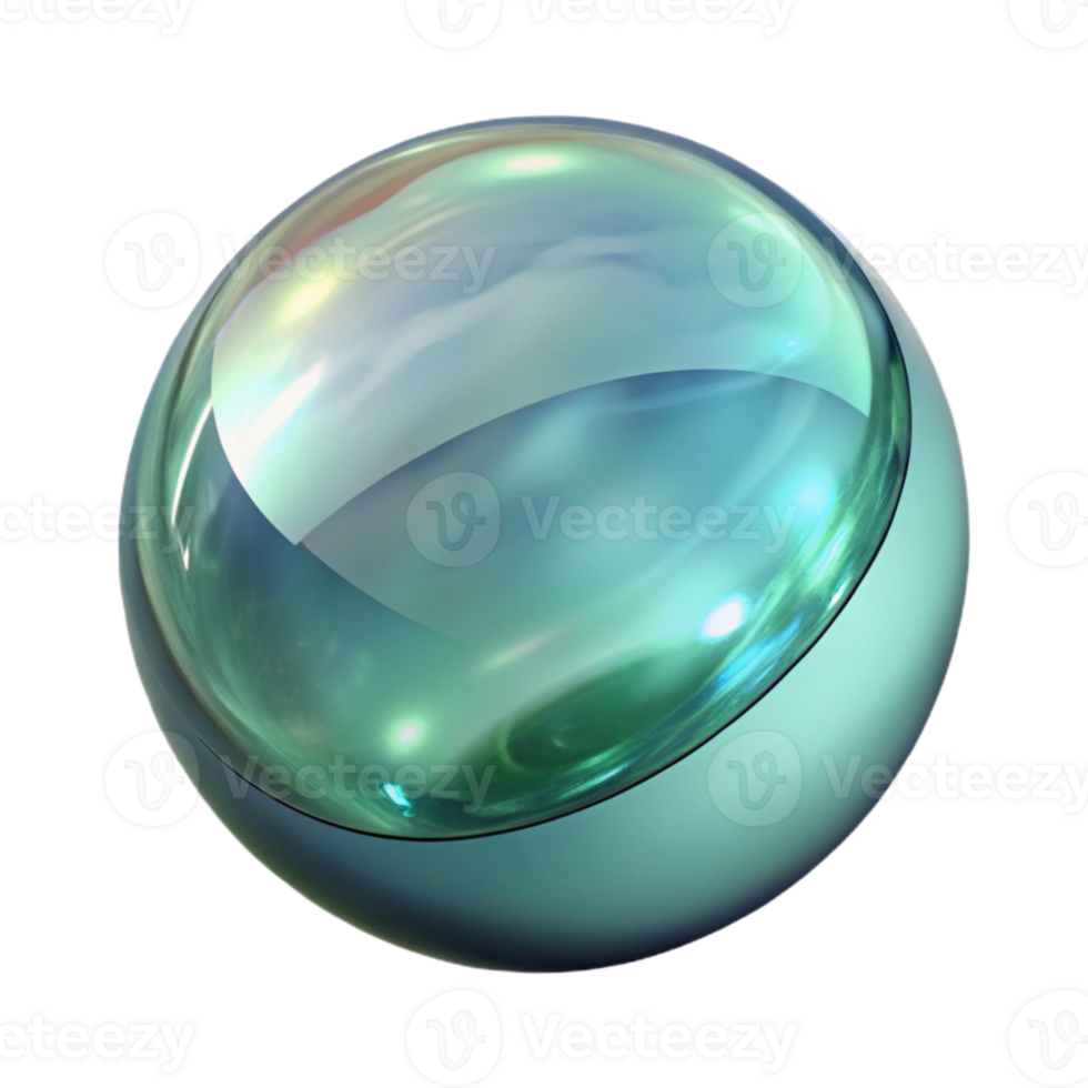 vibrant creative Simple Glass Distortion Reflection Cutout original png