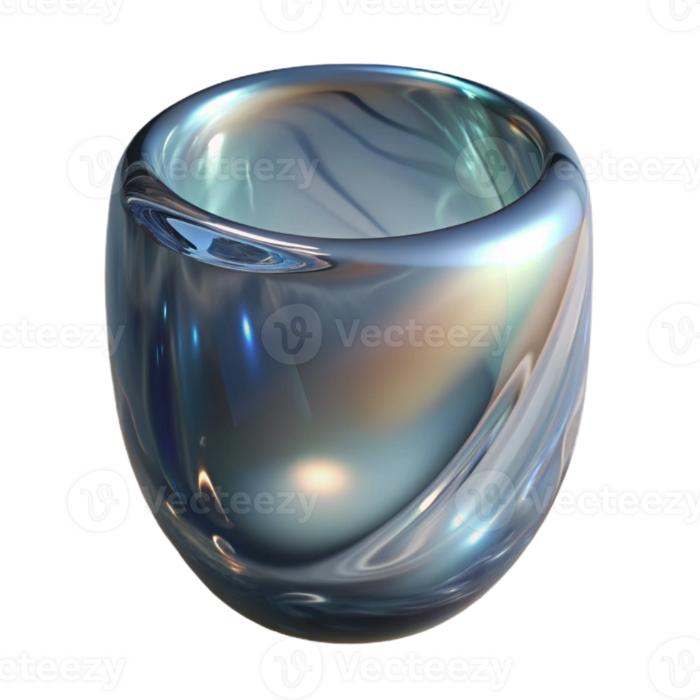 stunning artistic Simple Glass Distortion Reflection Cutout authentic png