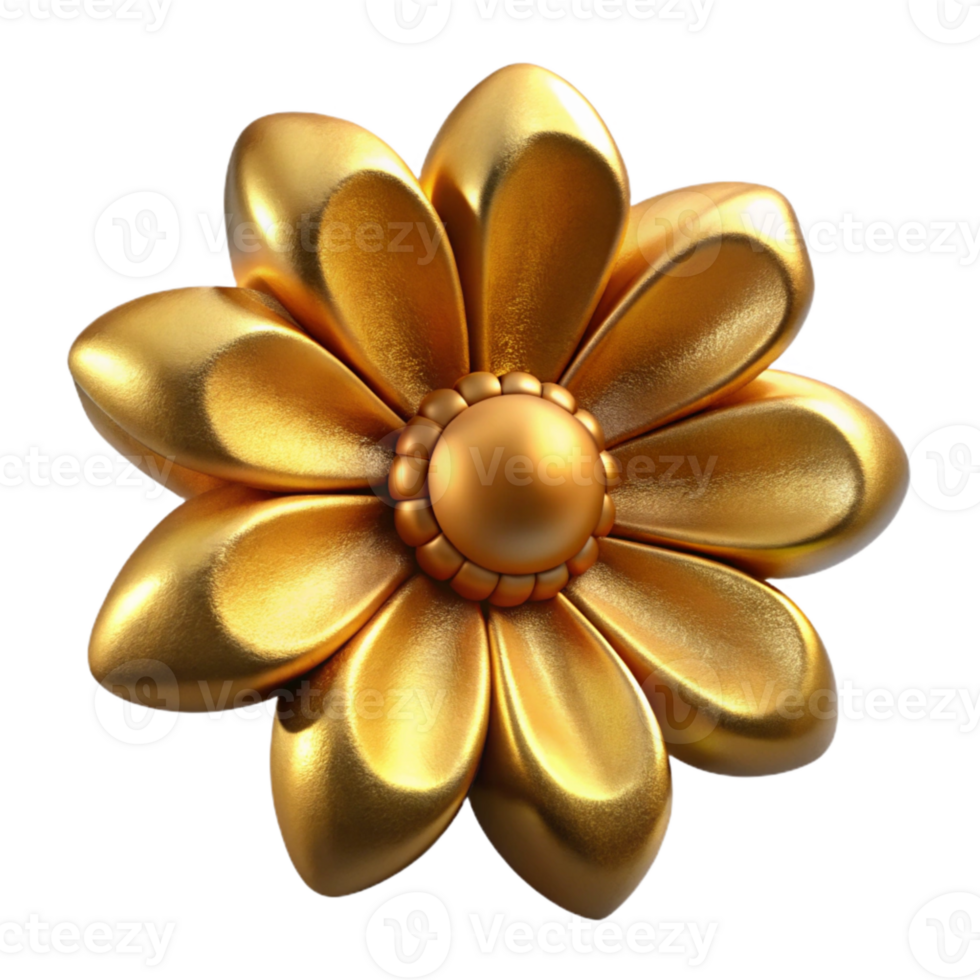 wonderful traditional Single Golden Valley Flower Isolated Element Close Up authentic png