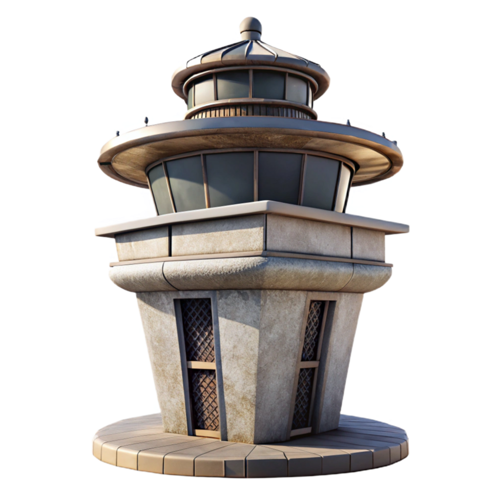 magnificent minimalist Skybound Tower Isolated Modern Architecture White Background authentic png