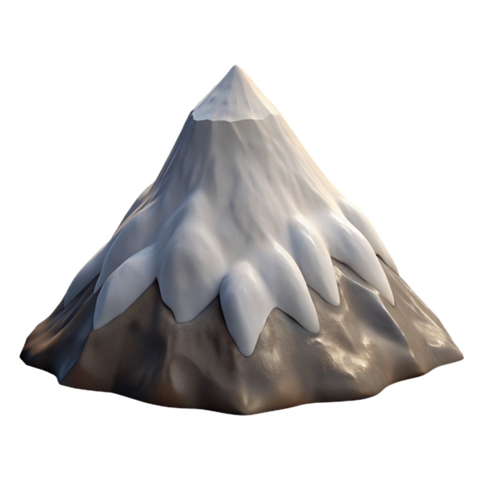 magnificent minimalist Snow Capped Aeropex Ascenders Peaks Isolated professional png