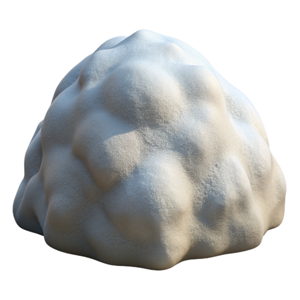 elegant artistic Snowdrift Texture Isolated Close Up View high resolution png
