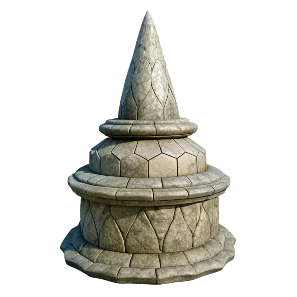 wonderful minimalist Soaring Spire Cutout Detailed Stone Texture Isolated original png