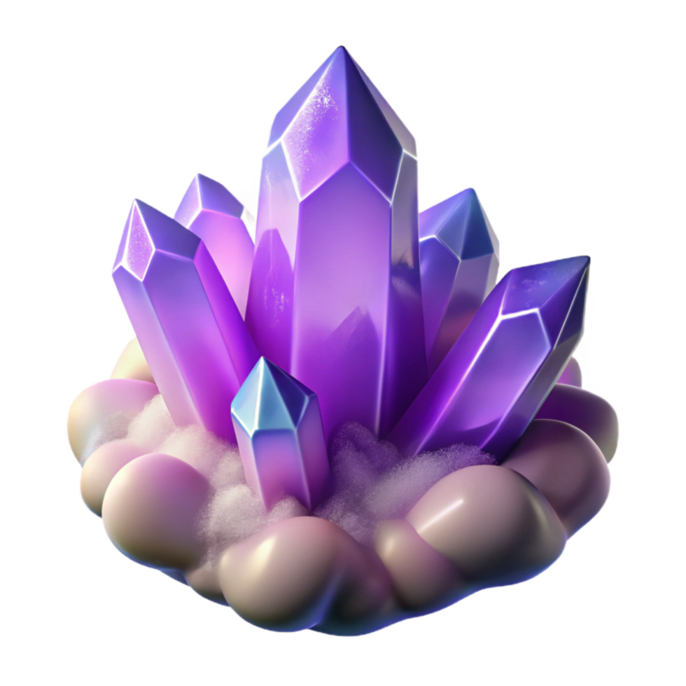beautiful minimalist Soft Focus Crystallized Dream Cutout Transparent Background Purple Haze authentic png