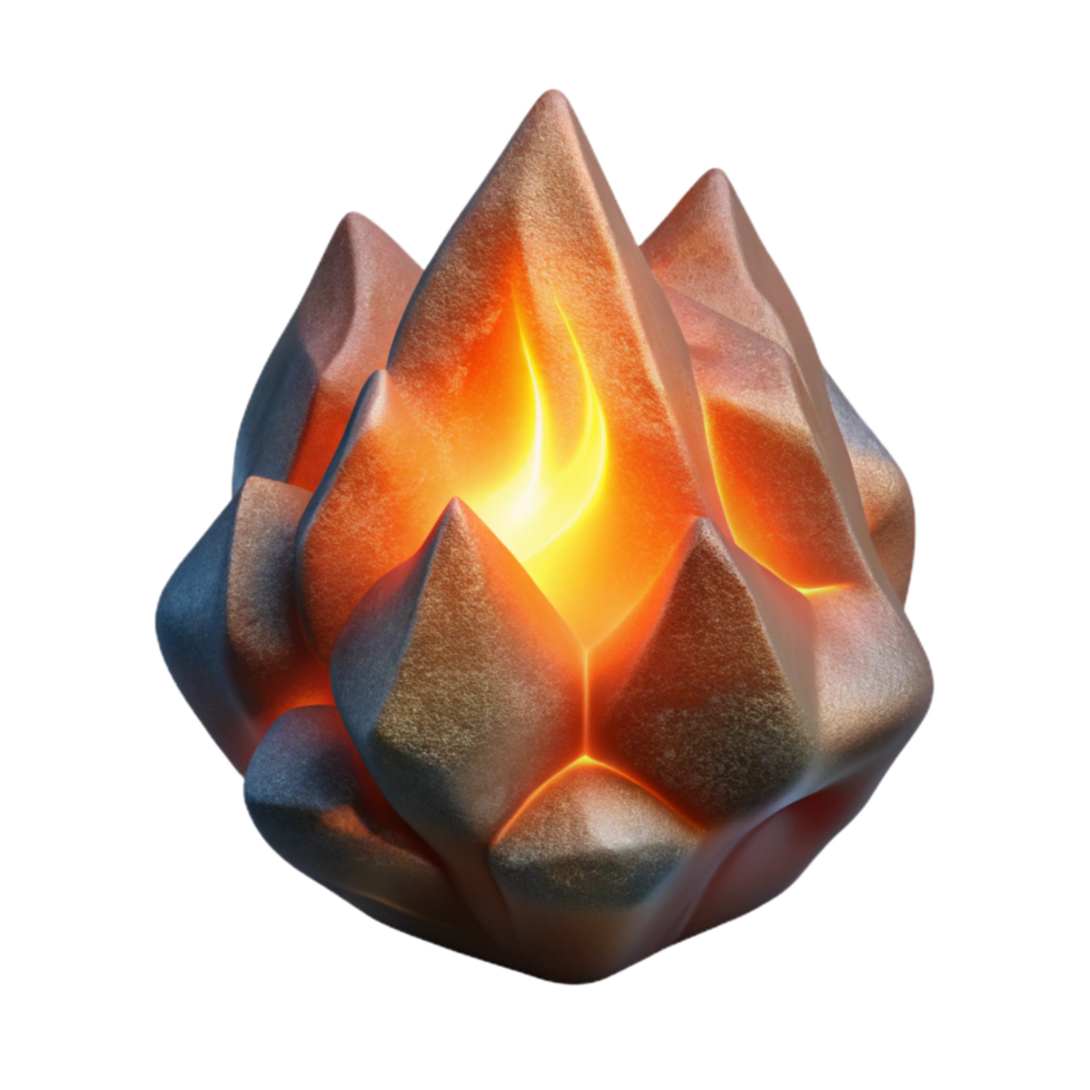 stunning creative Soft Glowing Embers Cutout Transparent Background detailed png