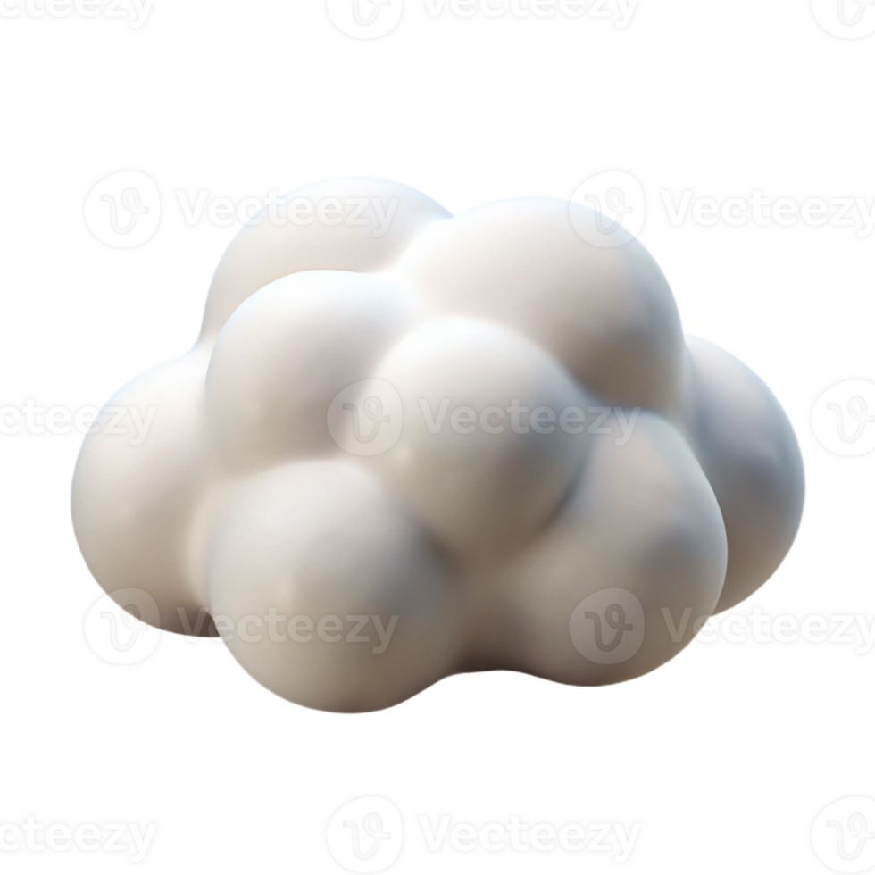 magnificent modern Soft White Nimbus Cloud Cutout with Subtle Lighting premium png