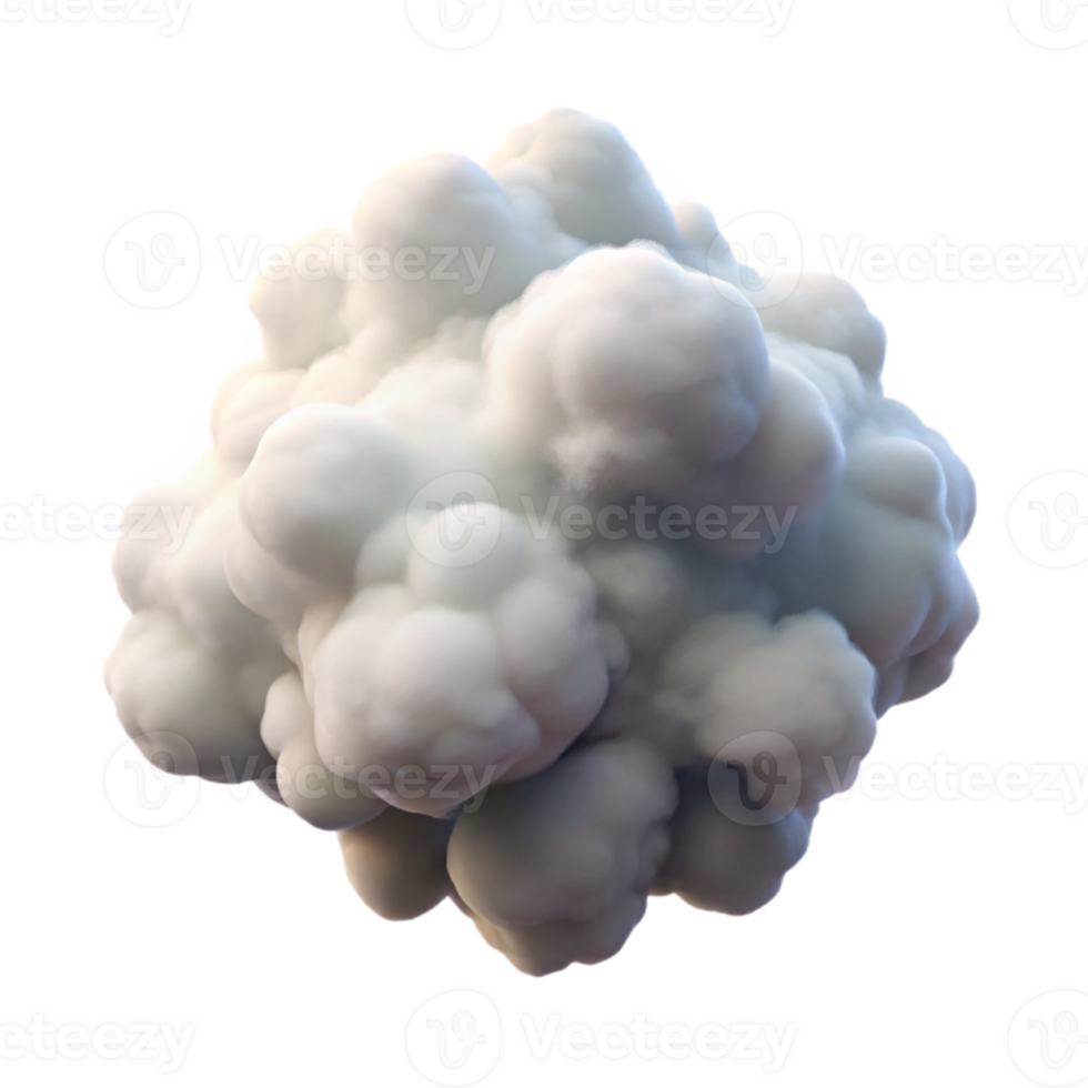 beautiful contemporary Soft White Smoke Cutout Isolated on Transparent Background authentic png