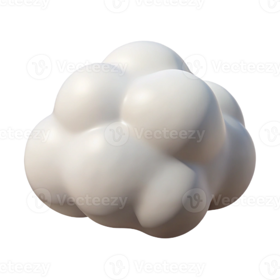 elegant vintage Soft White Nimbus Cloud Cutout with Subtle Lighting professional png