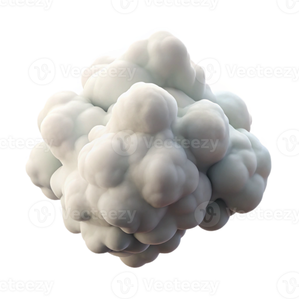 stunning abstract Soft White Smoke Cutout Isolated on Transparent Background detailed png