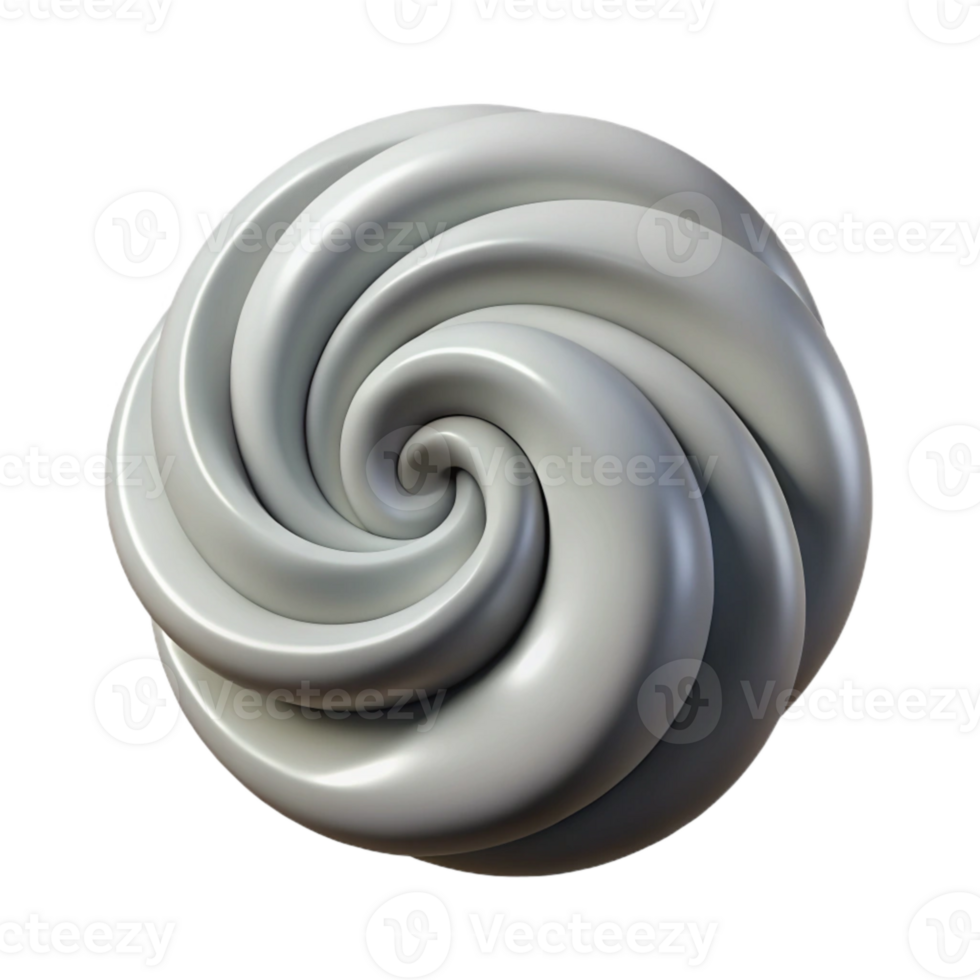 impressive creative Soft Wind Swirl Shape Gray Isolated Element Cutout authentic png