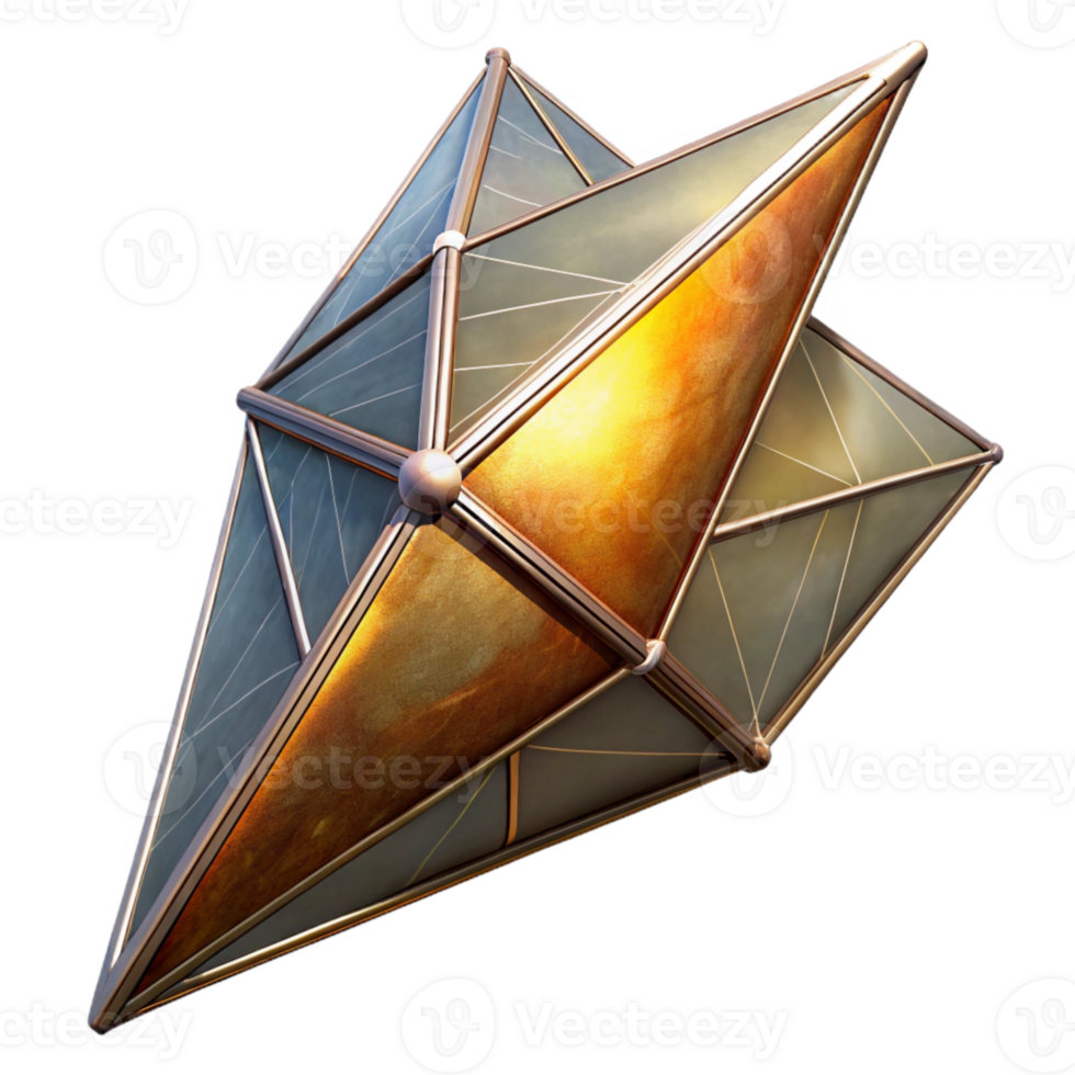 beautiful minimalist Solar Sail Against Nebula Cutout Colorful Background authentic png