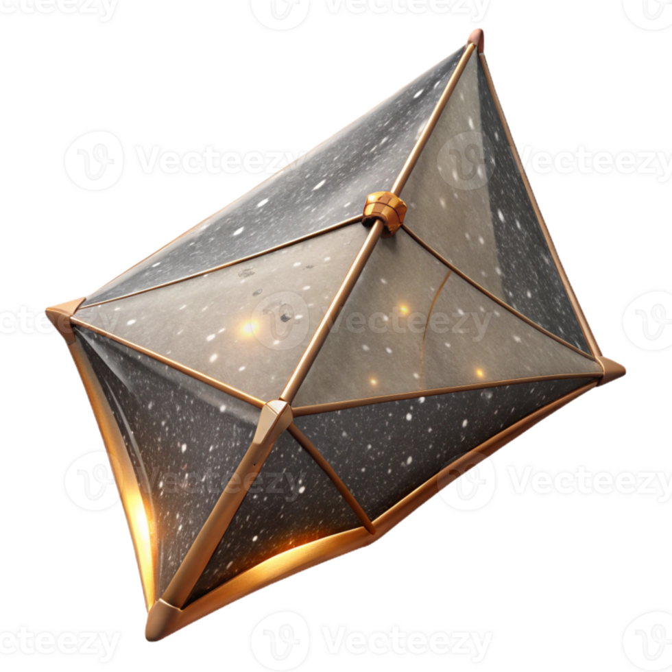impressive traditional Solar Sail in Space Transparent Cutout png