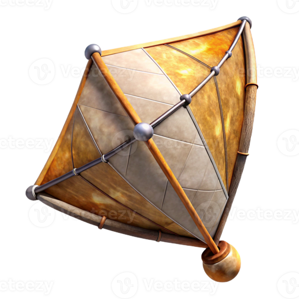 beautiful minimalist Solar Sail Cutout Side View Isolated exclusive png