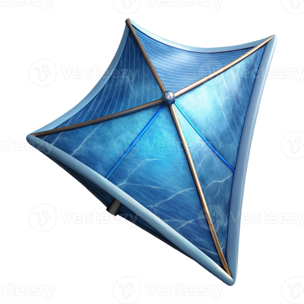 stunning creative Solar Sail Cutout Side View Isolated png