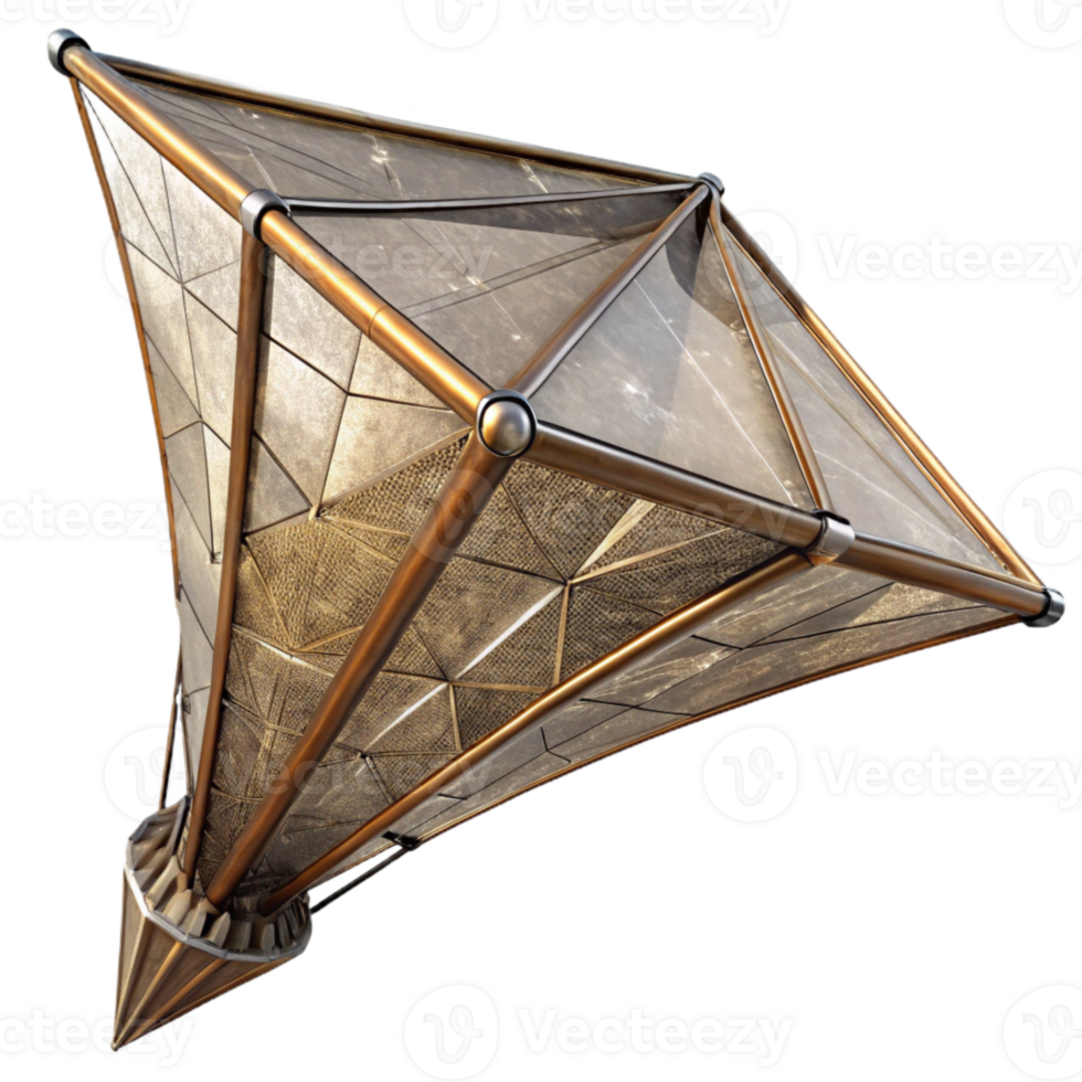 elegant creative Solar Sail Structure Transparent Background Detailed View genuine png