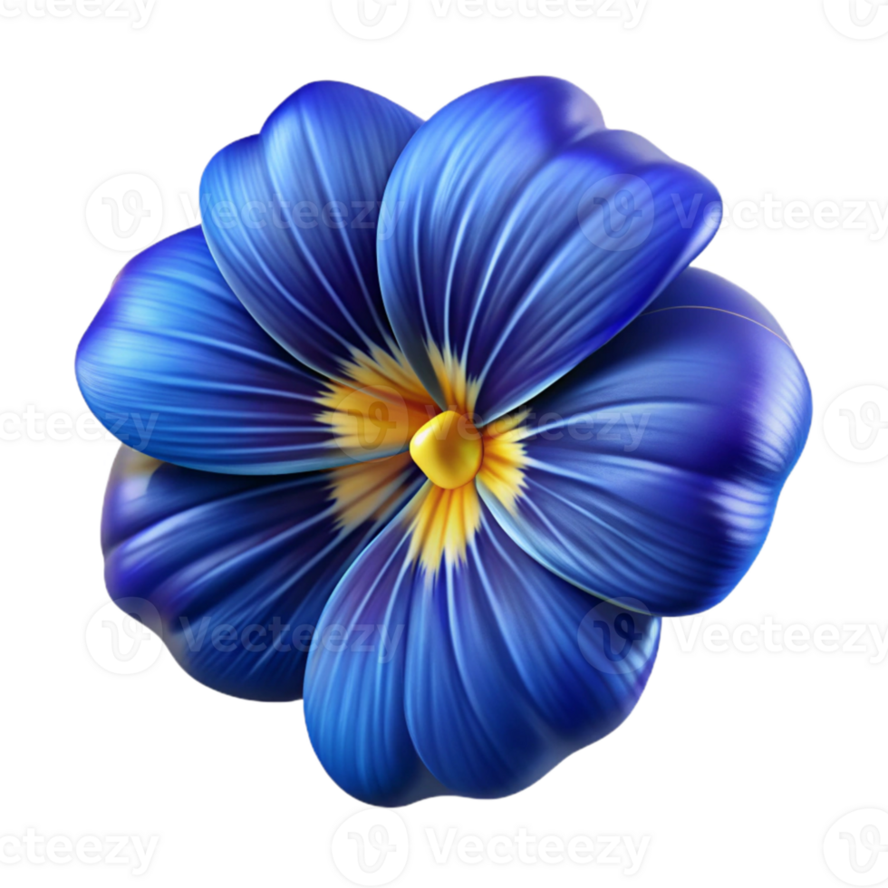 extraordinary creative Space Pansy Transparent Background Deep Blue Petals Close Up authentic png