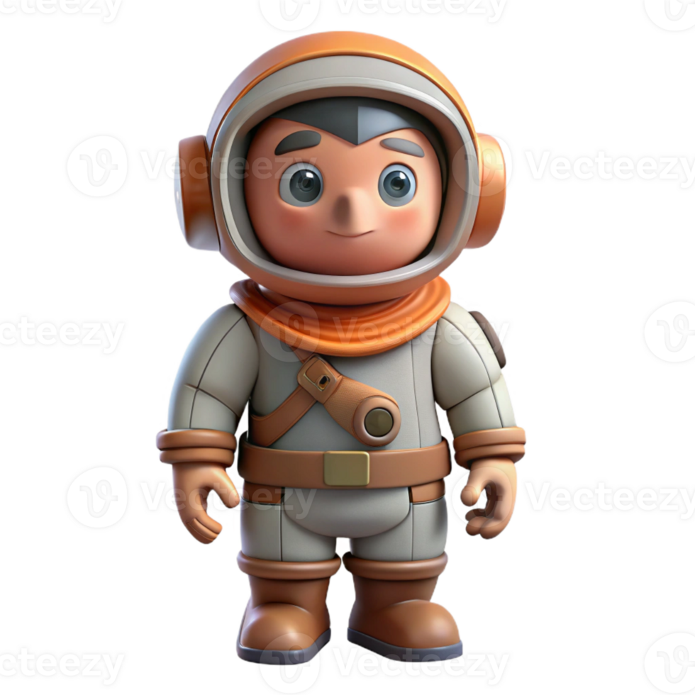 impressive minimalist Space Wanderer Illustration Isolated on Transparent Background premium png