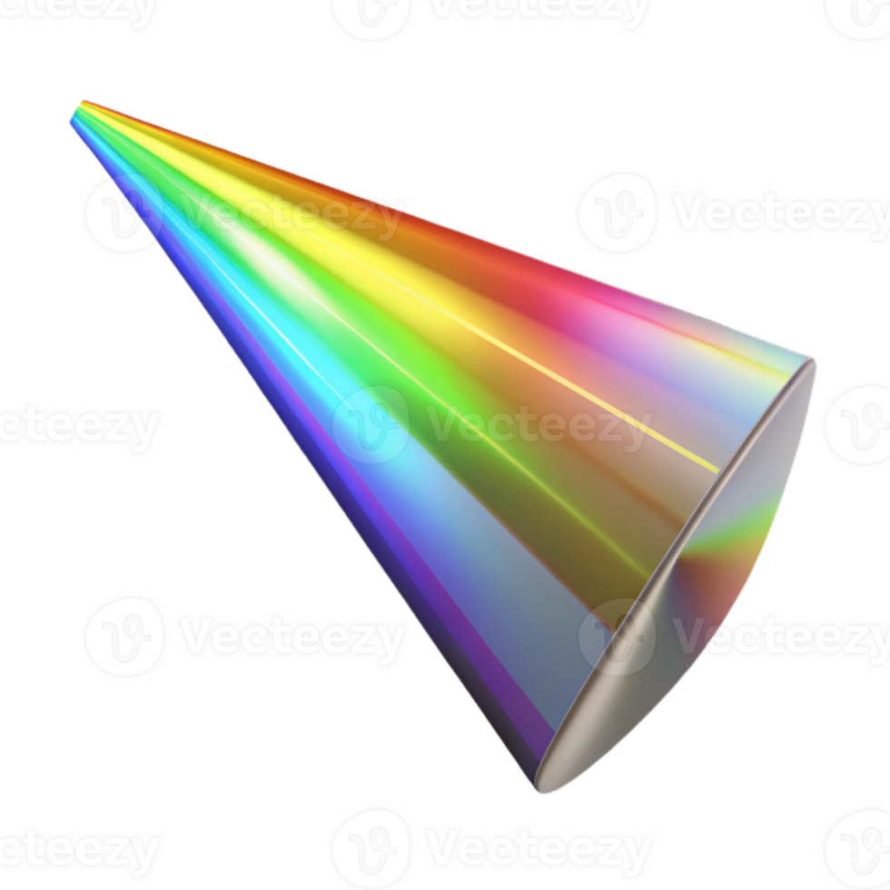 vibrant creative Spectral Light Rays Transparent Background Isolated detailed png
