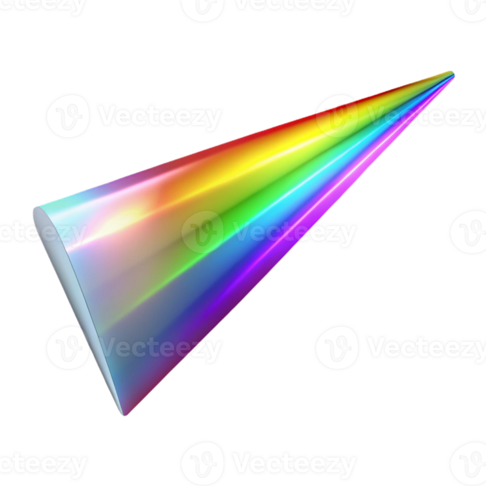 stunning abstract Spectral Light Rays Transparent Background Isolated high resolution png