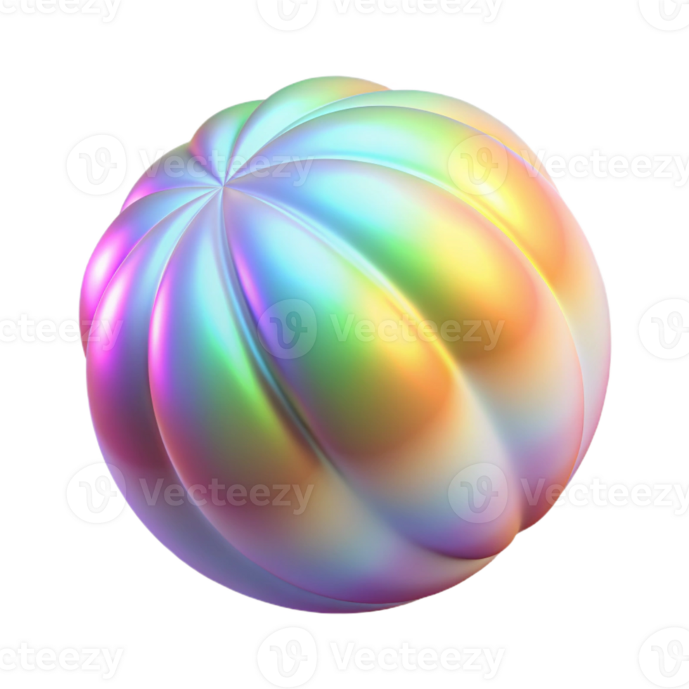 vibrant traditional Spectral Light Pattern Transparent Background Isolated professional png